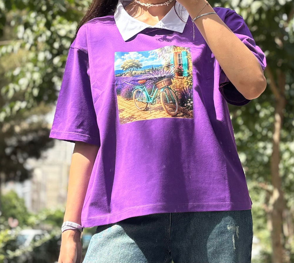 تیشرت یقه‌دار طرح خفن